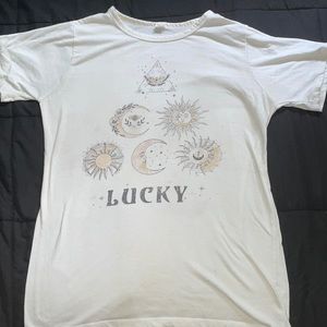 spiritual sun and moon short sleeve tee